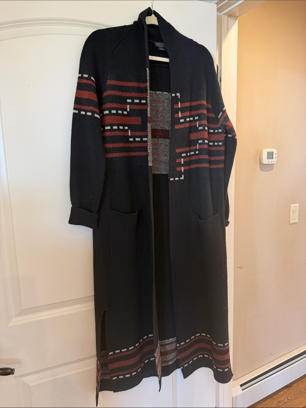 Pendleton duster cardigan